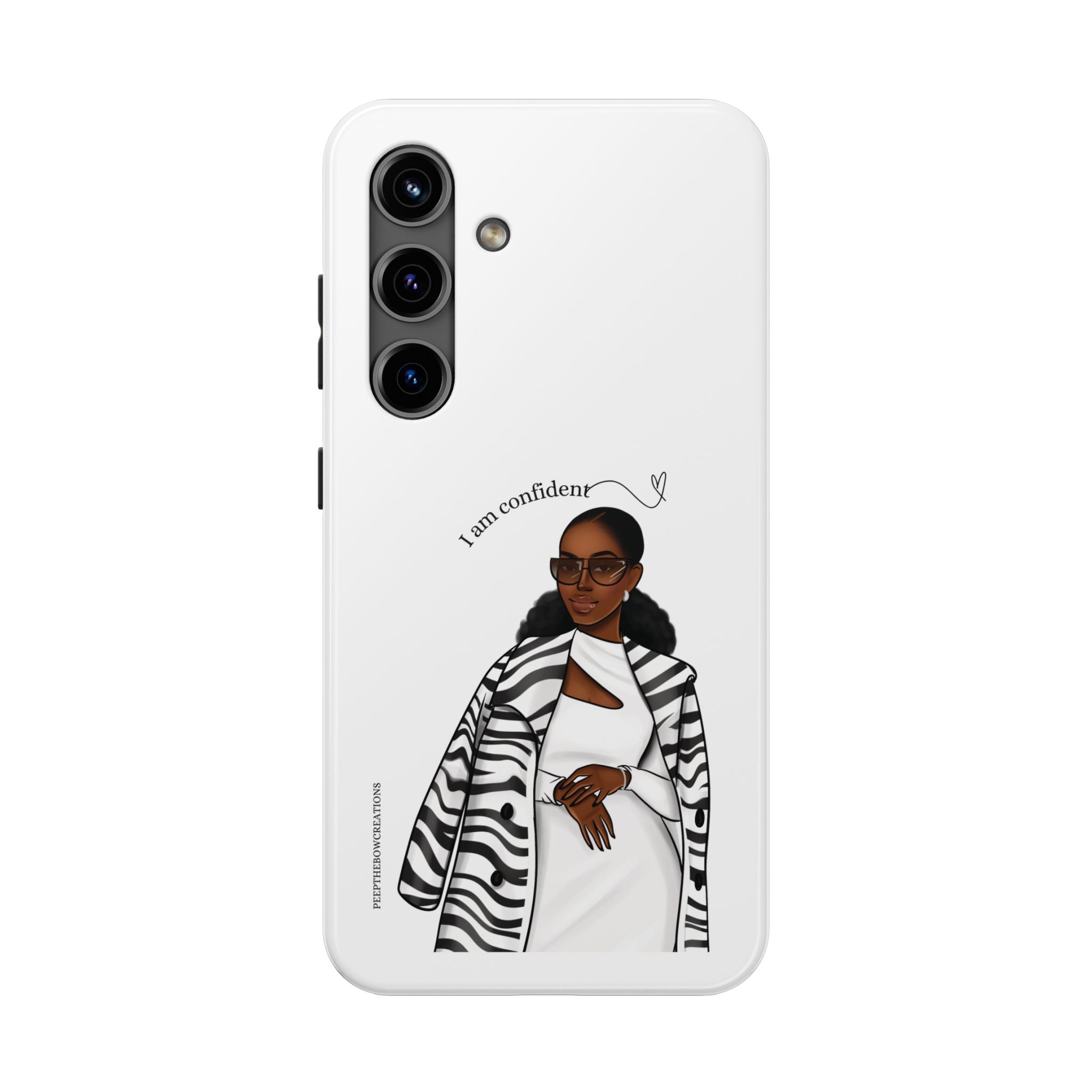 I am confident chocolate Tough Phone Cases