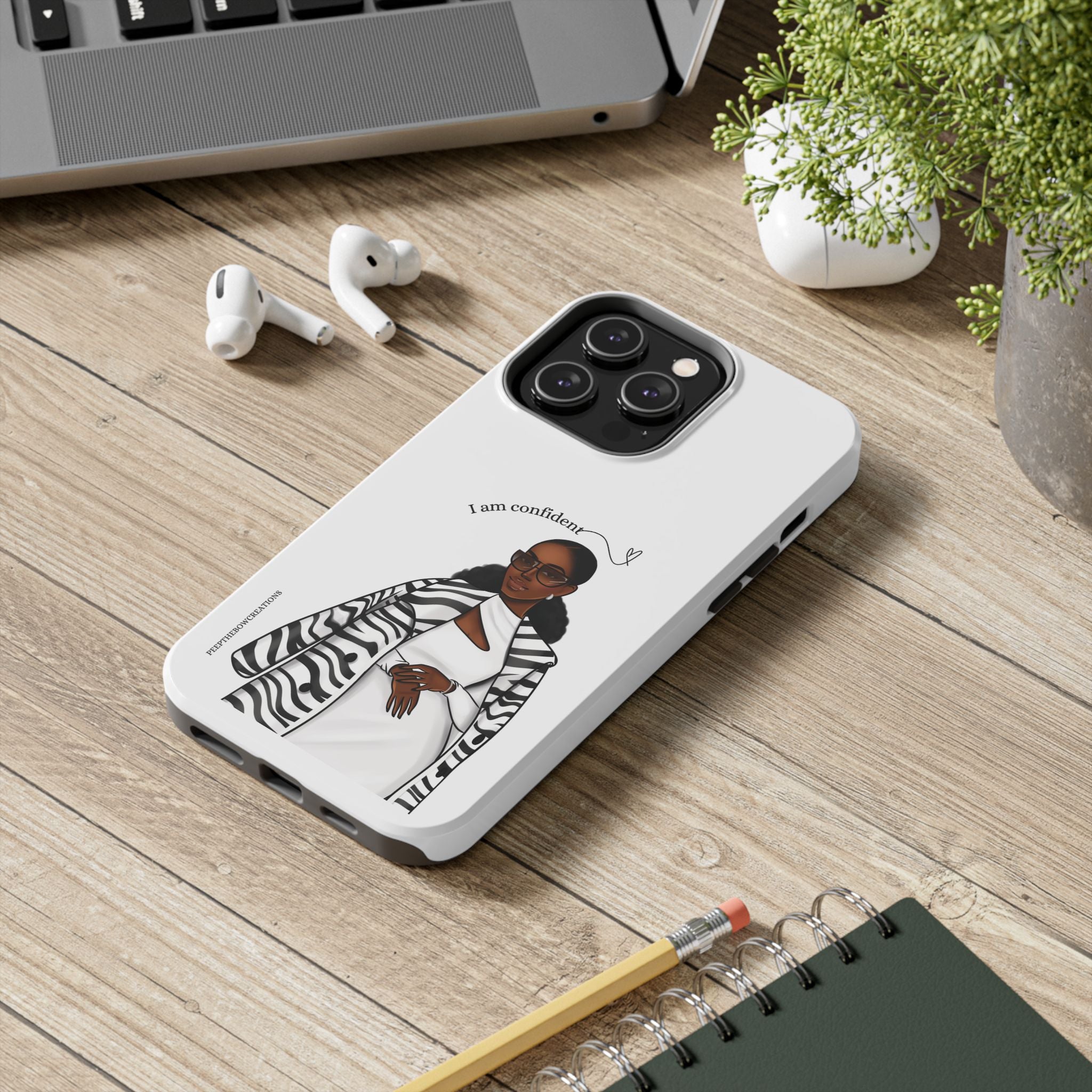 I am confident chocolate Tough Phone Cases