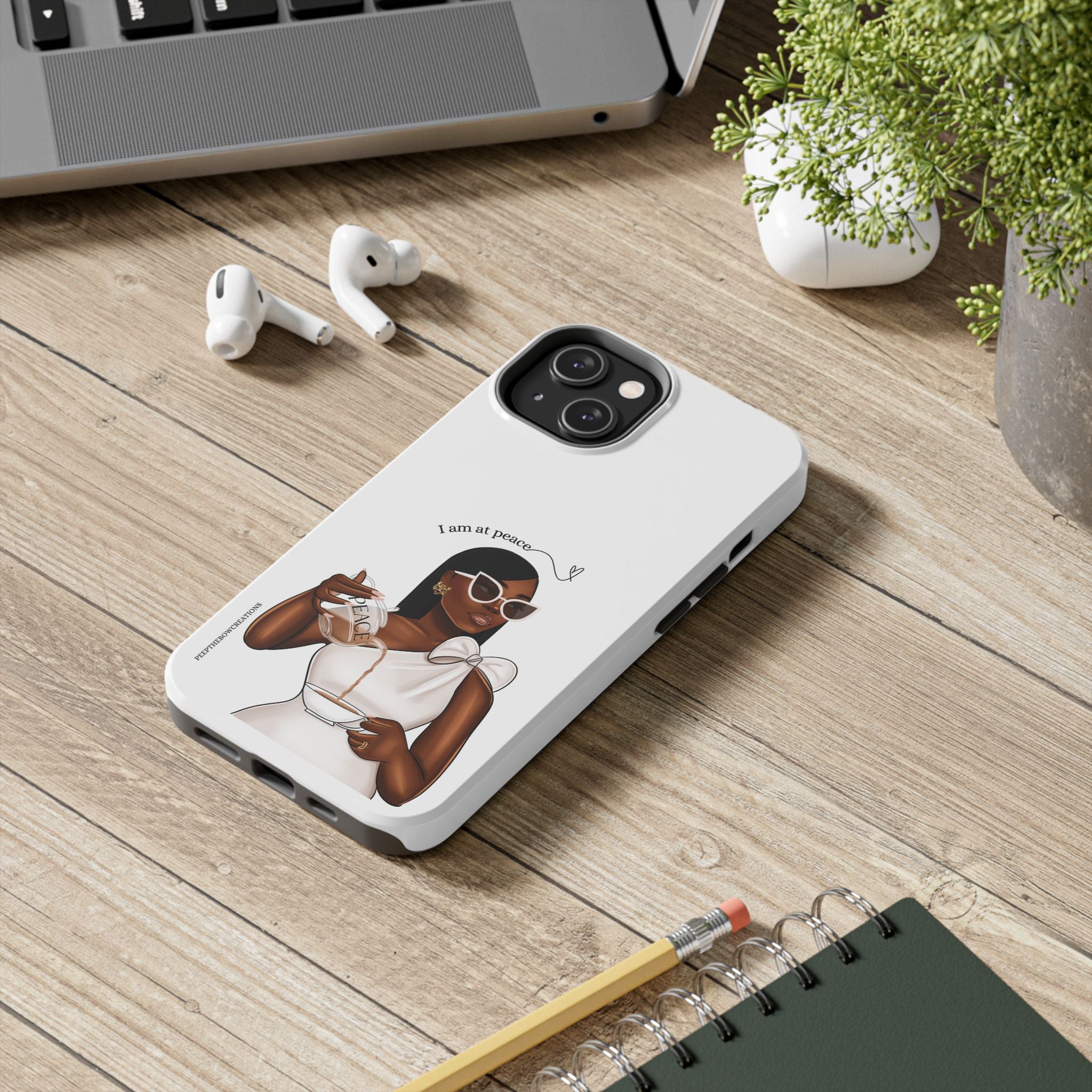 I am at peace chocolate Tough Phone Cases