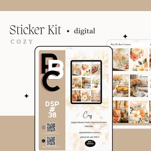 Cozy Sticker kit DSP-39