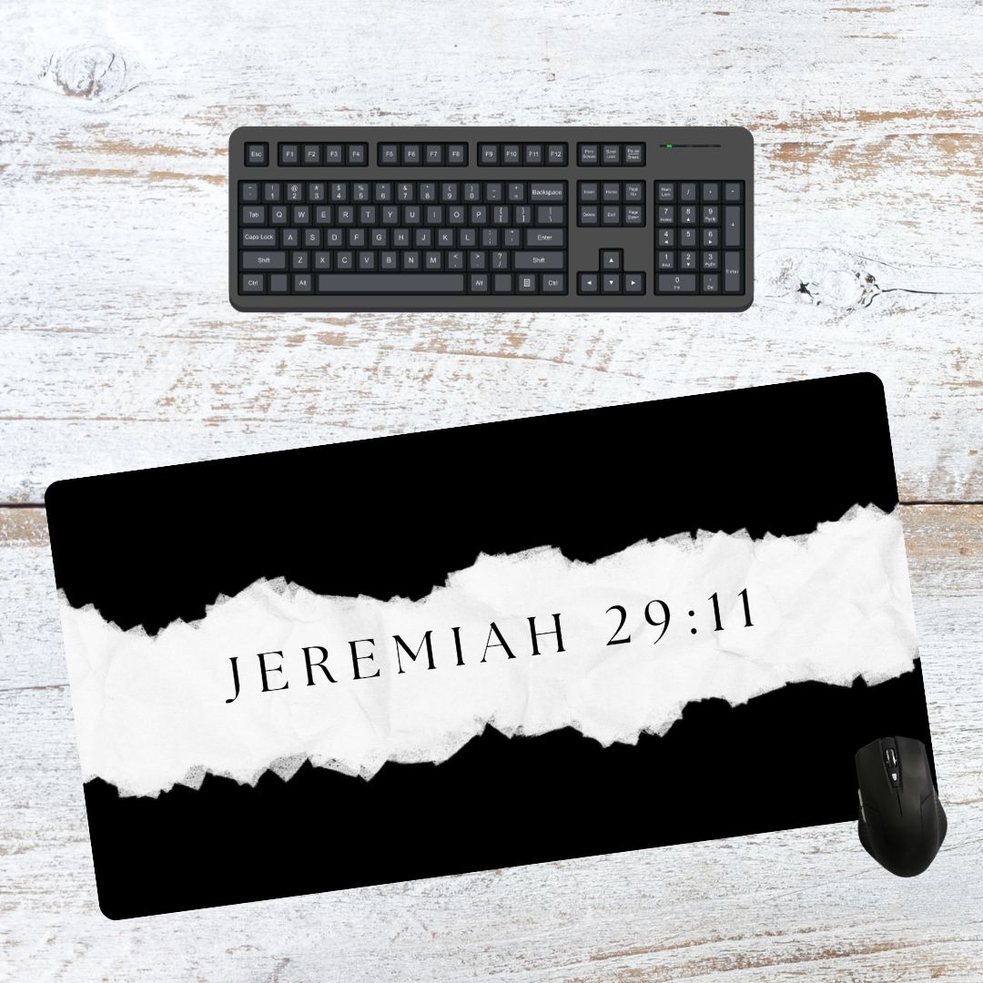 Jeremiah 29:11 Desk mouse pad