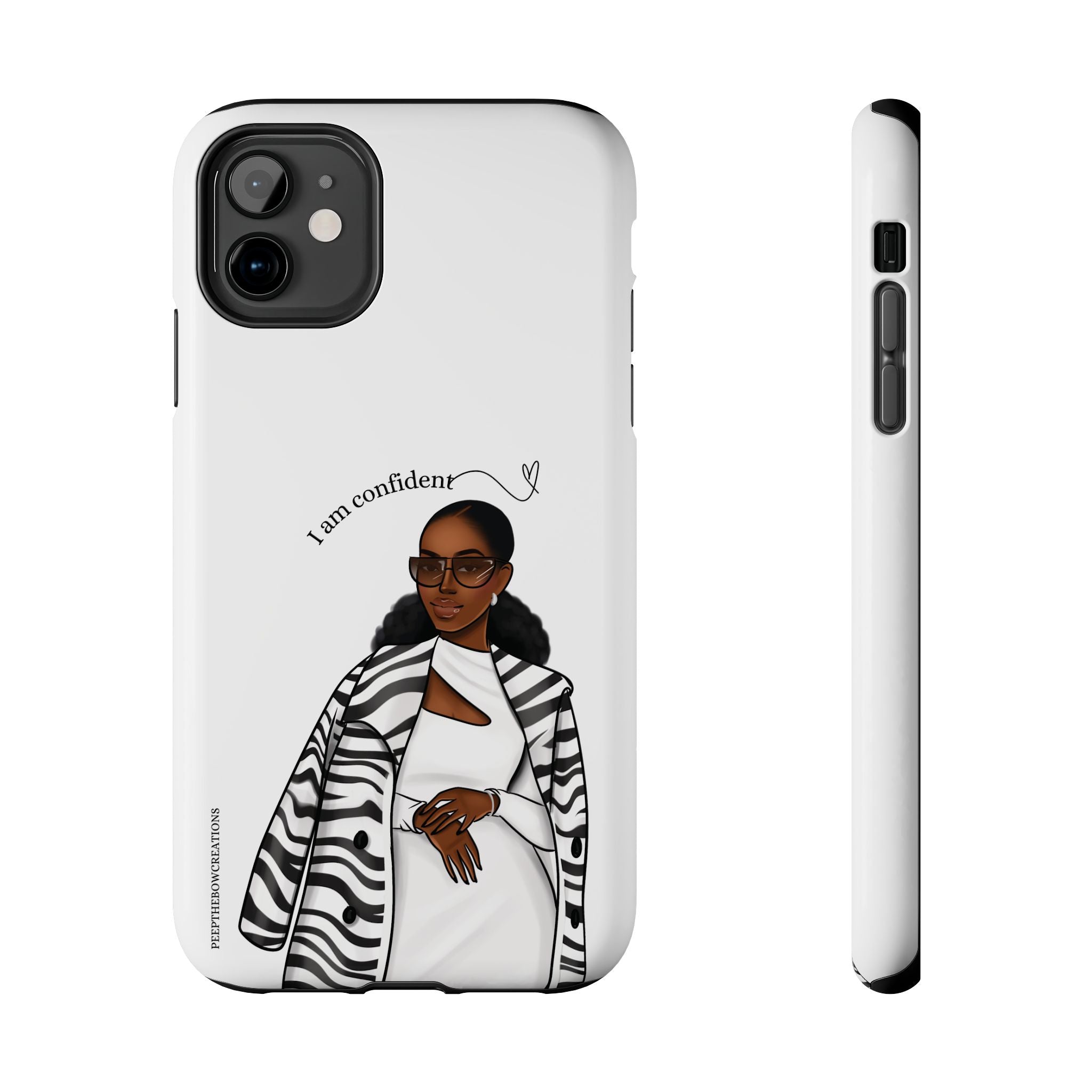 I am confident chocolate Tough Phone Cases