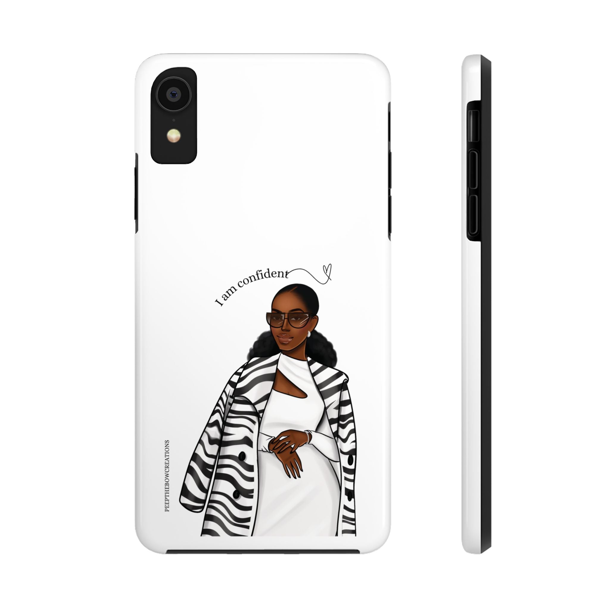 I am confident chocolate Tough Phone Cases