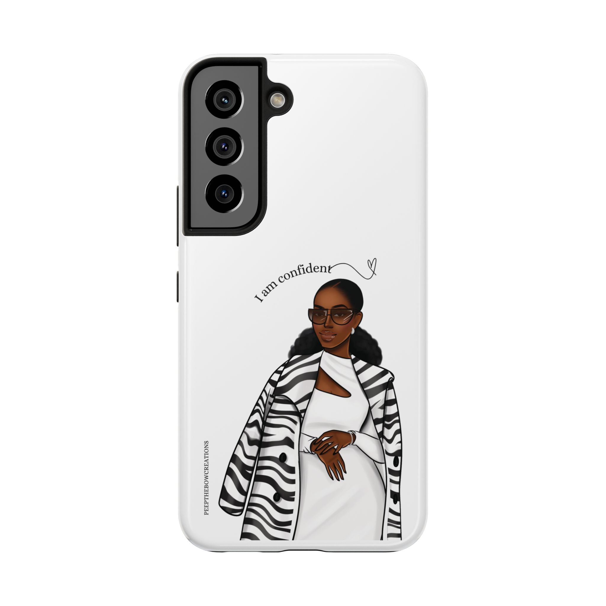 I am confident chocolate Tough Phone Cases