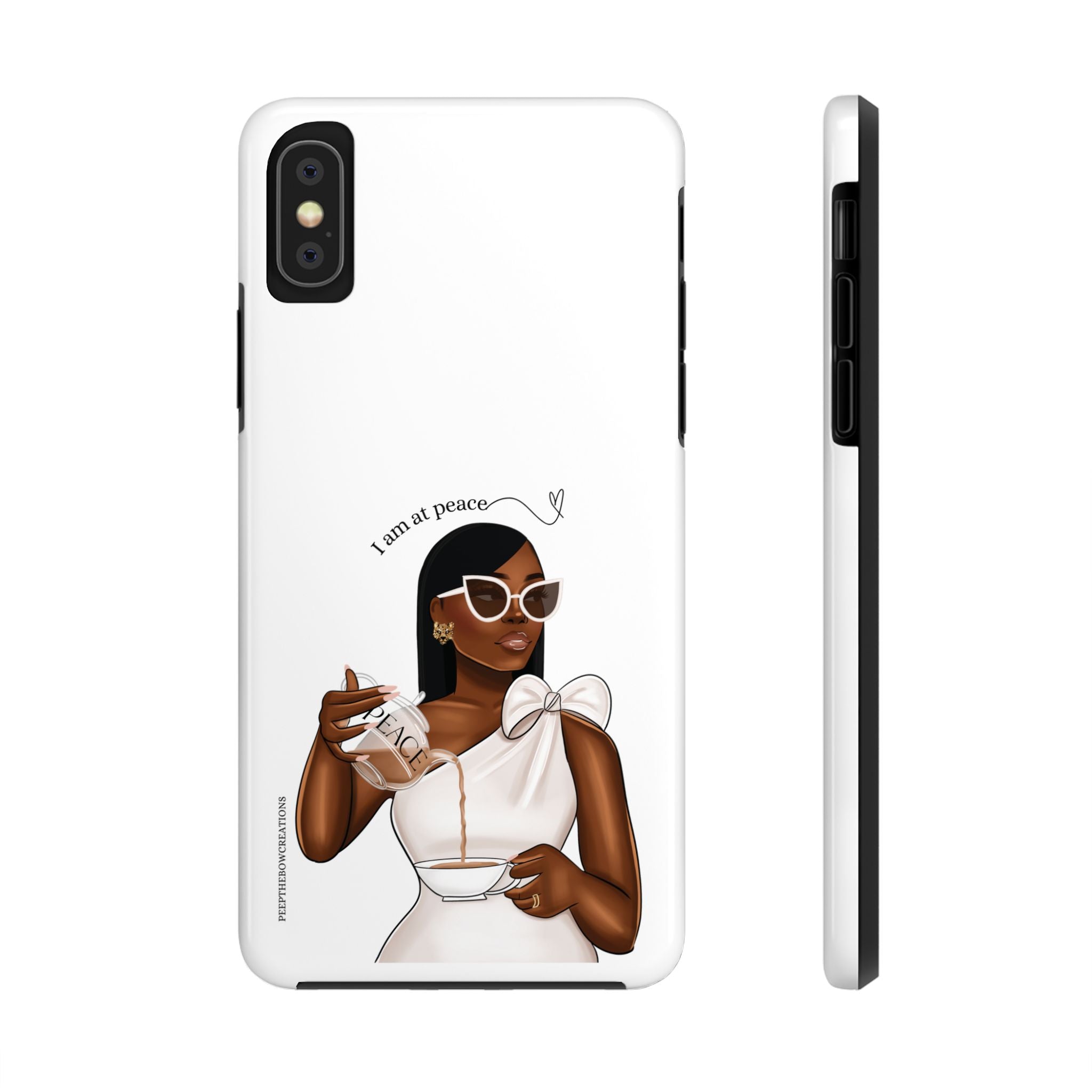 I am at peace chocolate Tough Phone Cases