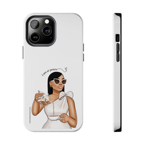 I am at peace vanilla Tough Phone Cases