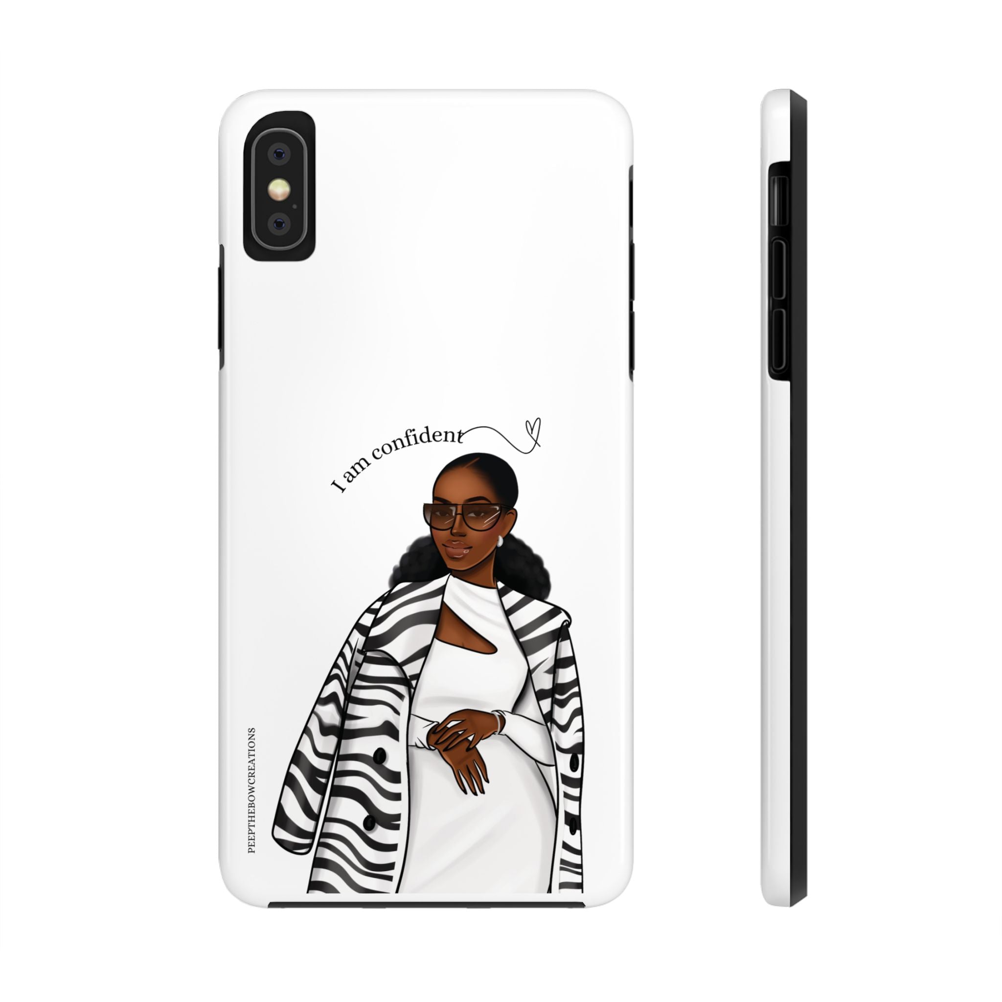 I am confident chocolate Tough Phone Cases