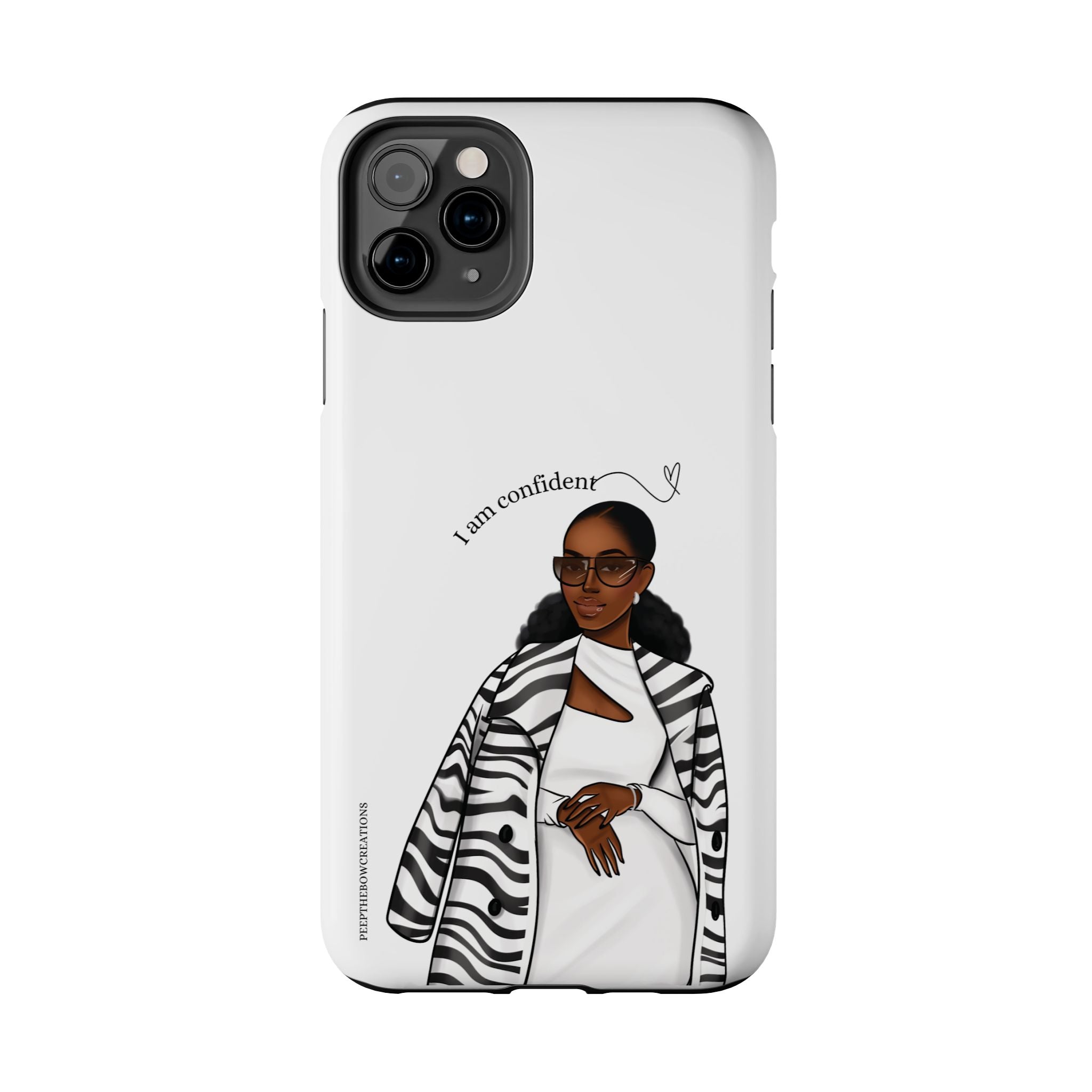 I am confident chocolate Tough Phone Cases