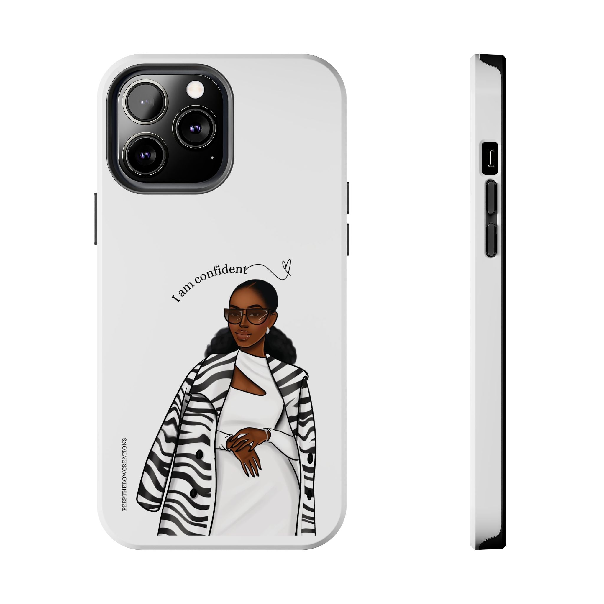 I am confident chocolate Tough Phone Cases