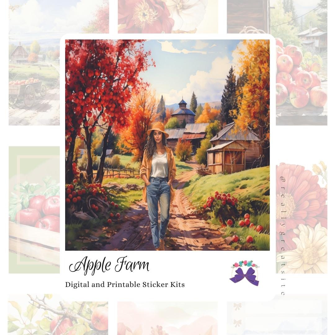 Apple Farm Sticker kit DSP-37