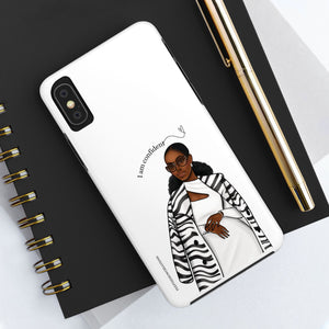 I am confident chocolate Tough Phone Cases