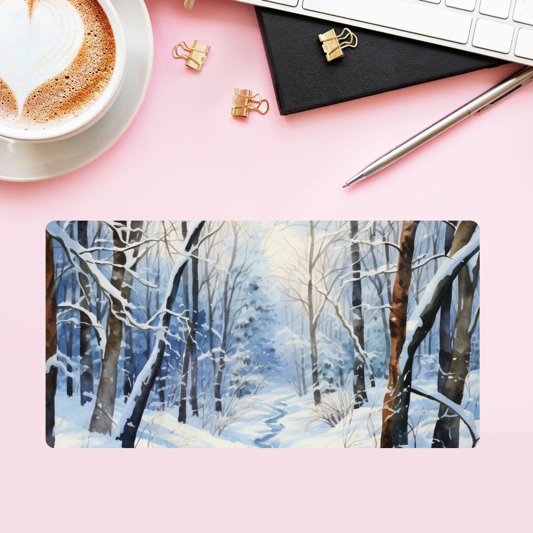 Winter Desk mouse pad