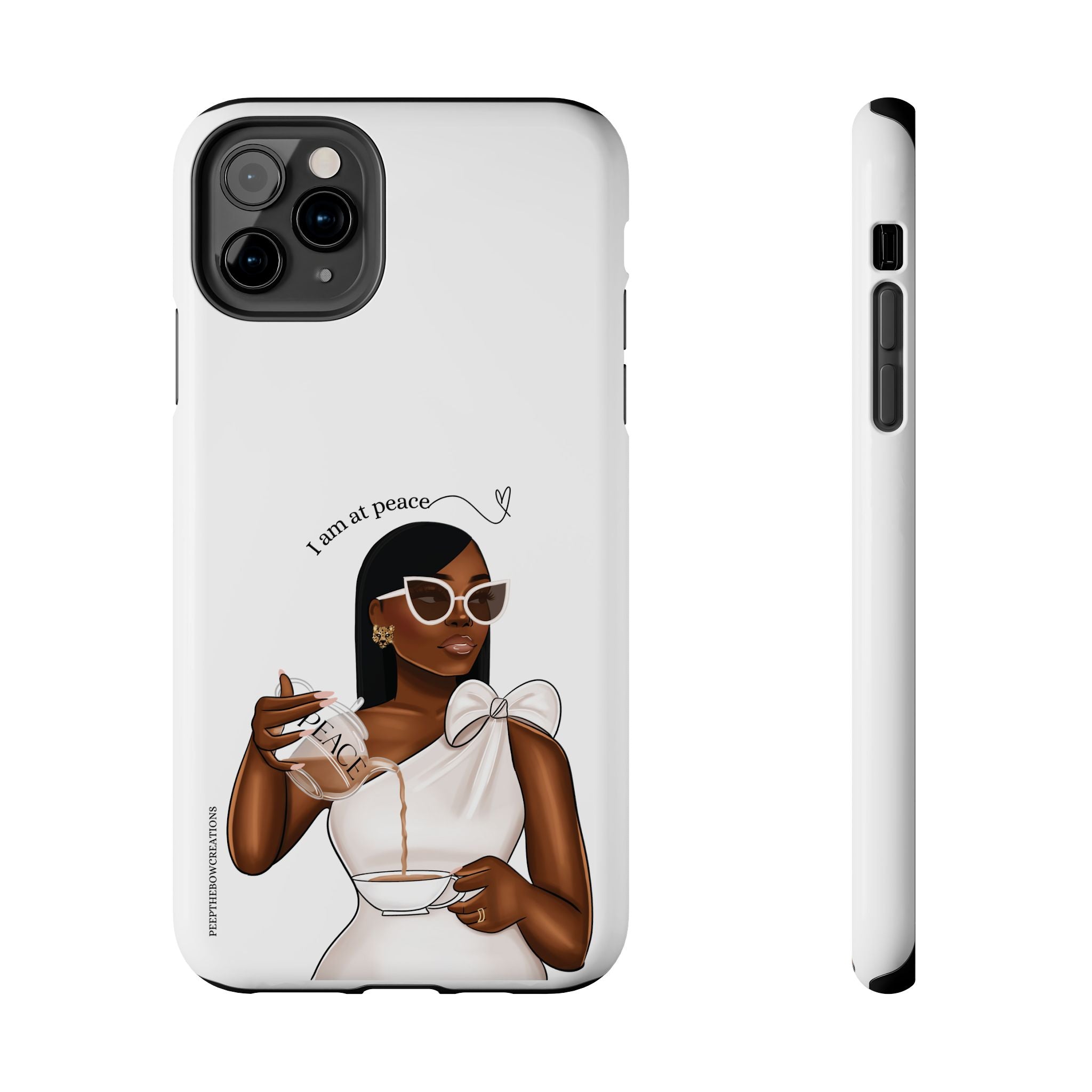 I am at peace chocolate Tough Phone Cases