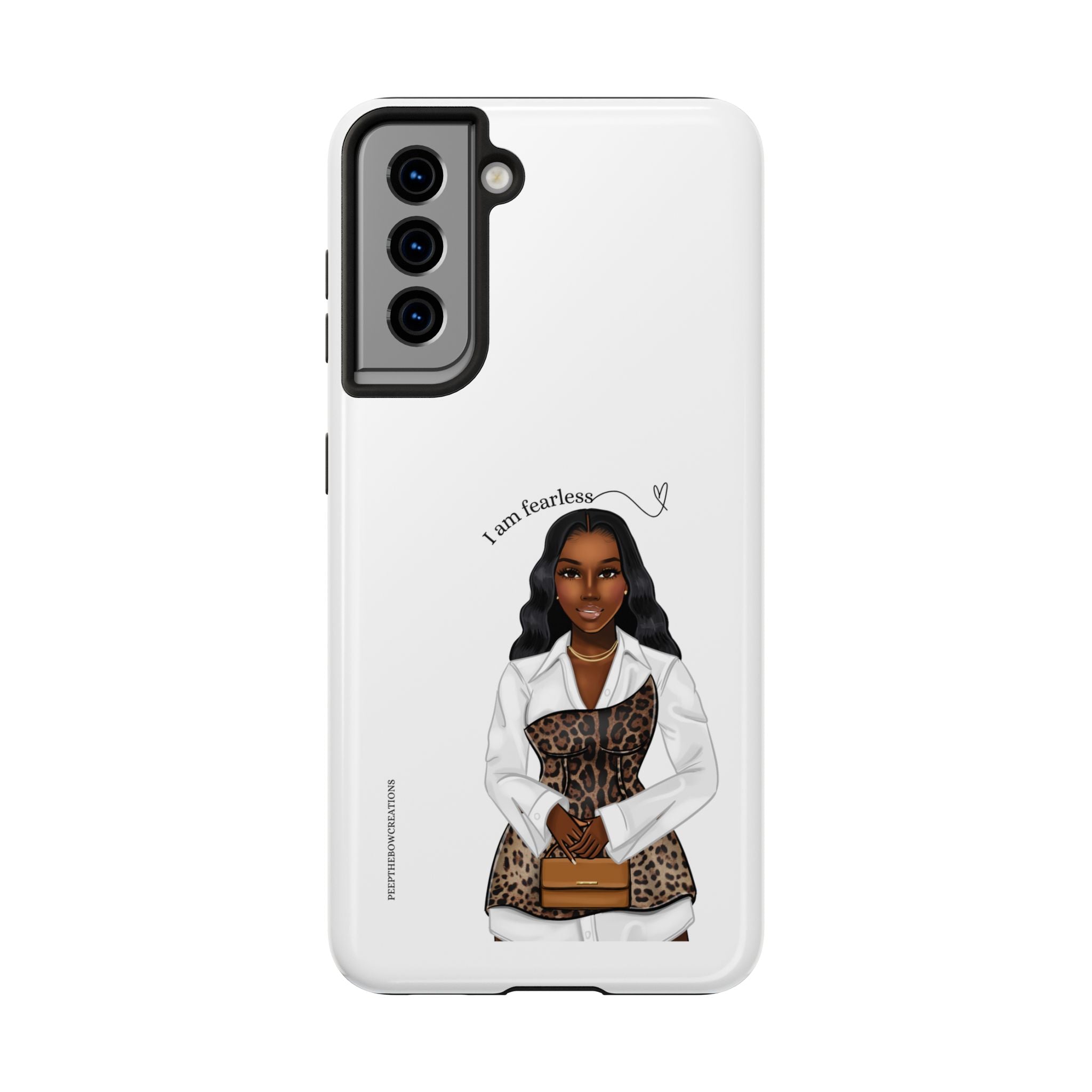 I am fearless chocolate Tough Phone Cases