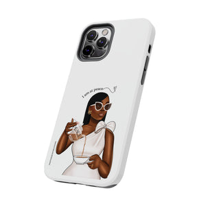 I am at peace chocolate Tough Phone Cases