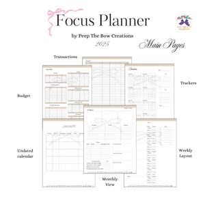 Focus Digital Planner Volume 2 (2025) Undated