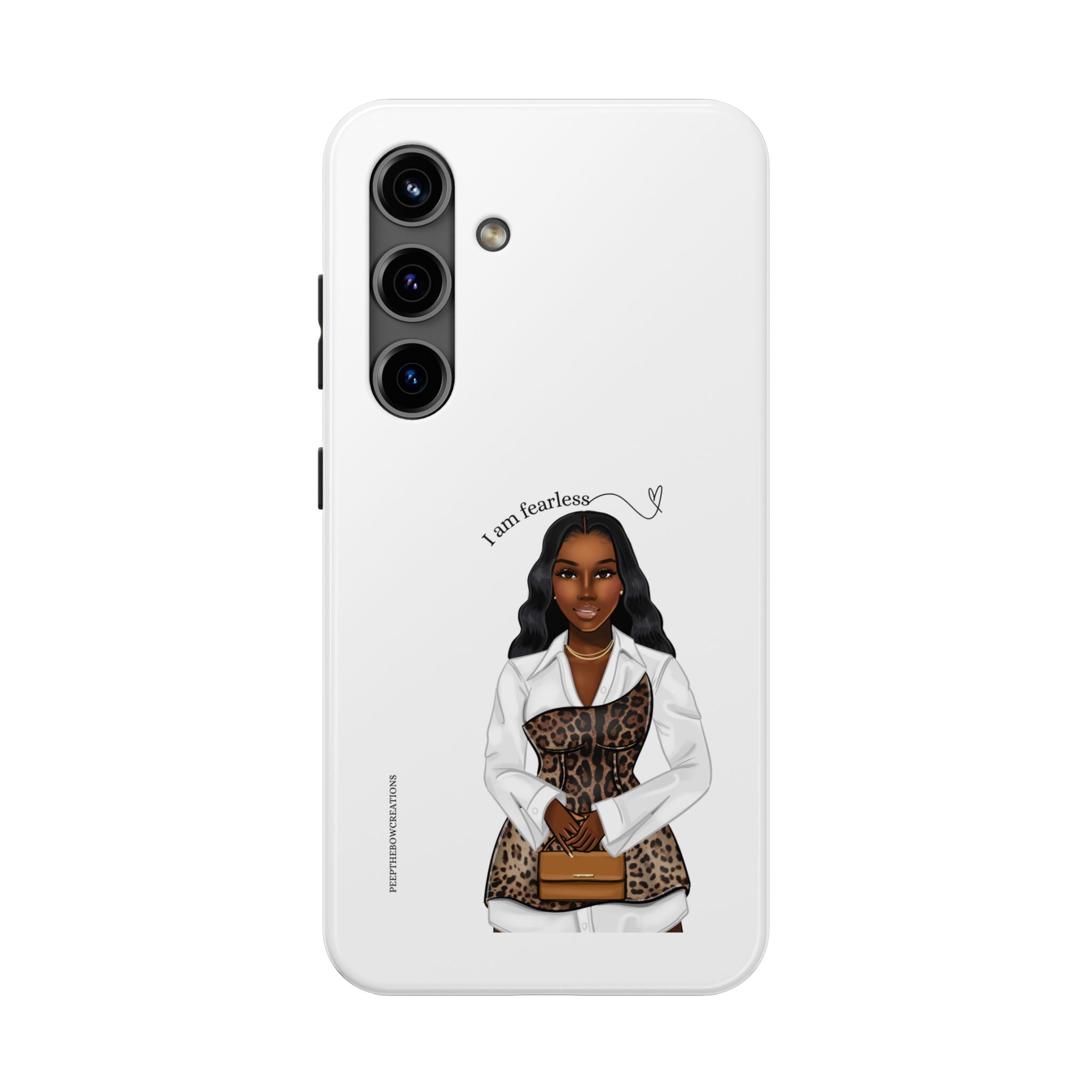 I am fearless chocolate Tough Phone Cases