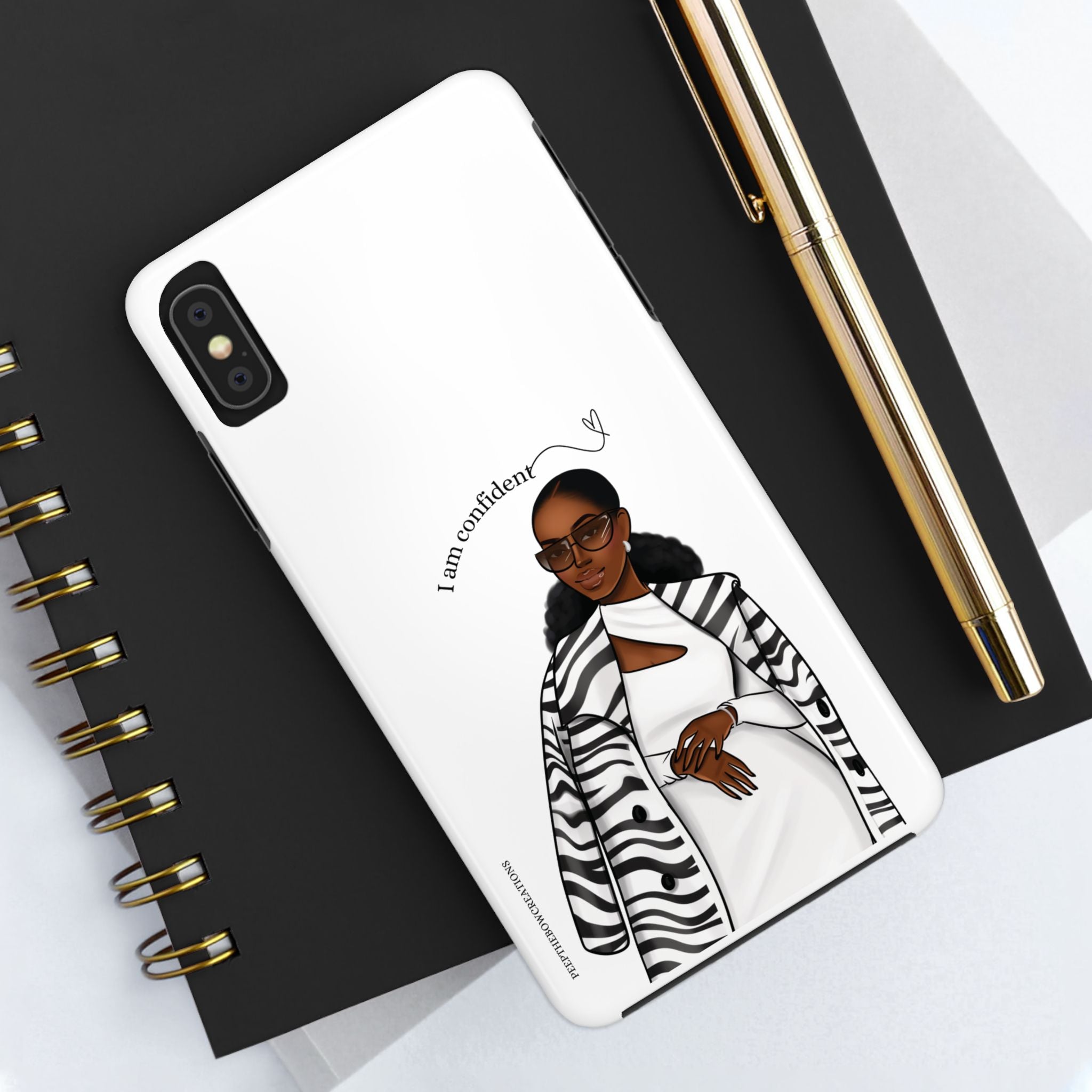 I am confident chocolate Tough Phone Cases