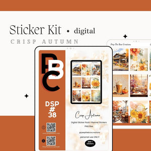 Crisp Autumn Sticker kit DSP-38