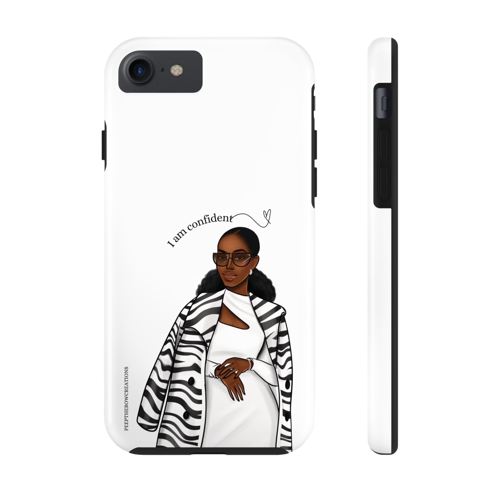 I am confident chocolate Tough Phone Cases