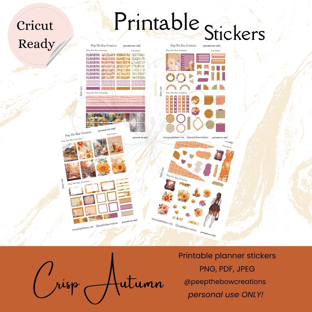 Crisp Autumn Sticker kit DSP-38