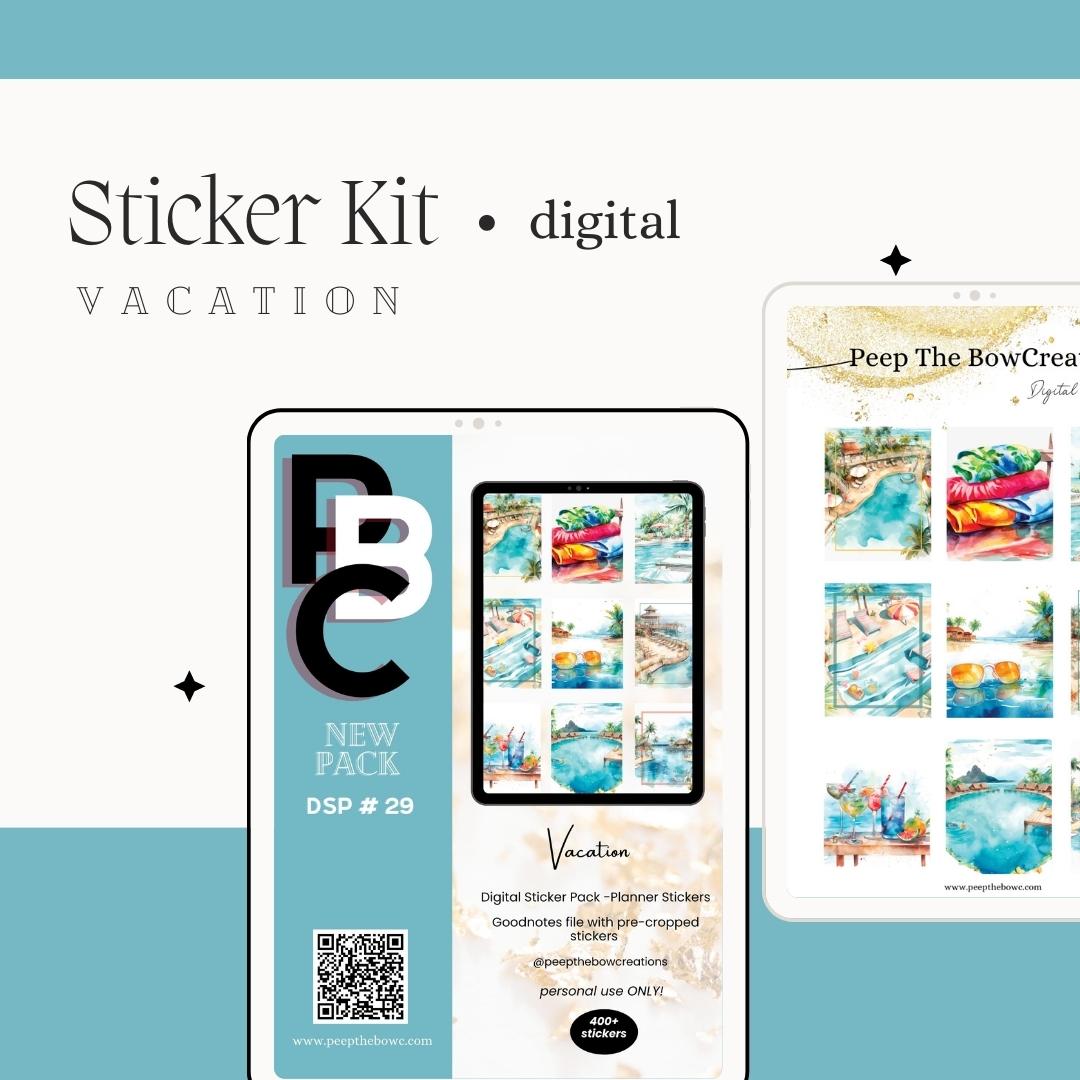 Vacation Sticker kit DSP-29