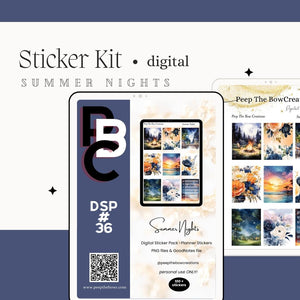 Summer Nights Sticker kit DSP-36