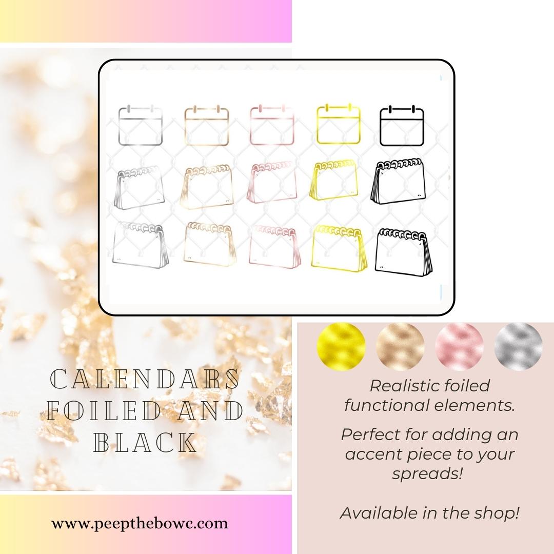 Foiled Calendars