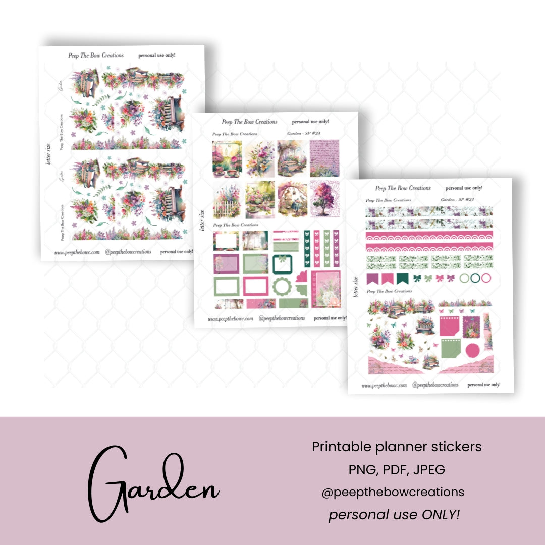 Garden Stickers DSP-24