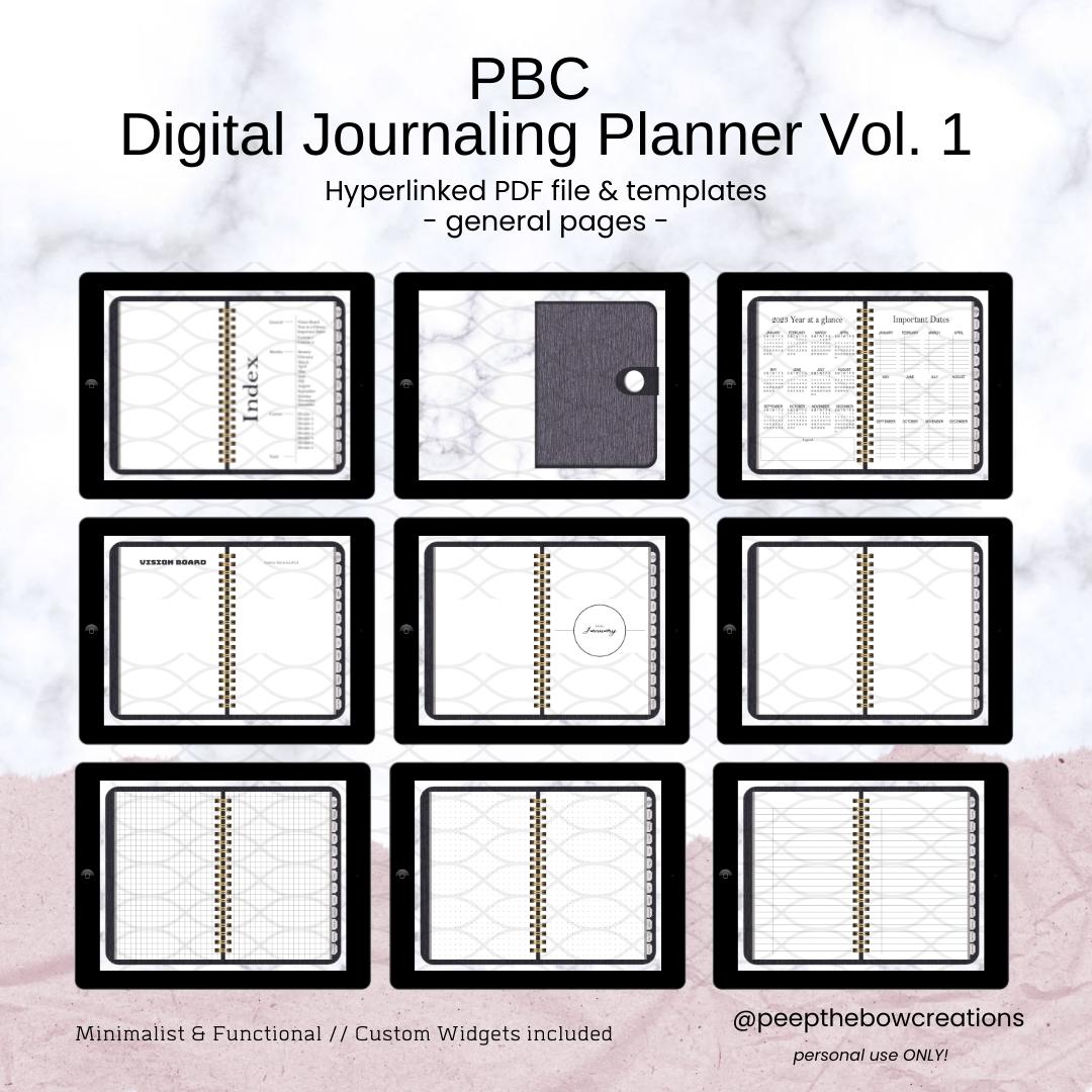 PBC Journaling Digital Planner V1