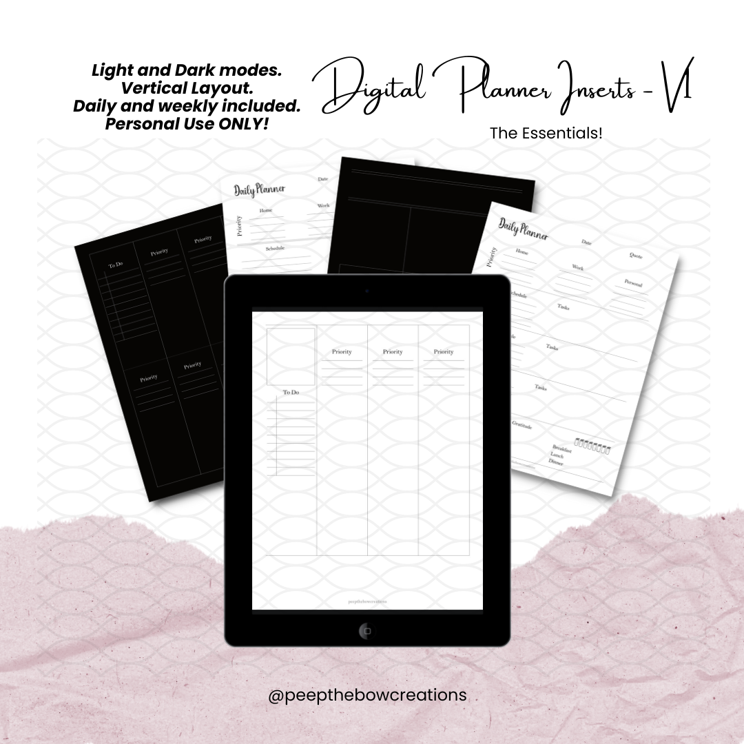 Digital Planner Inserts V1