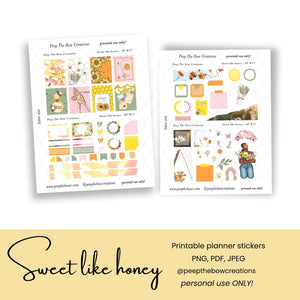 Sweet like honey Stickers DSP-17