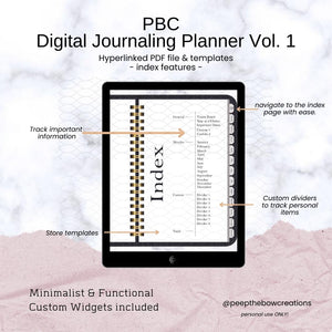 PBC Journaling Digital Planner V1