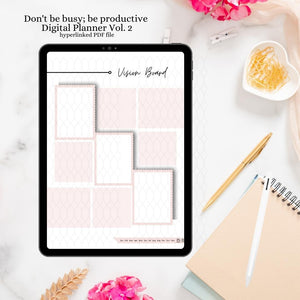 Don't by busy; be productive Digital Planner Vol. 2