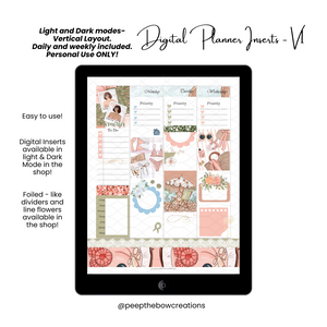 Digital Planner Inserts V1