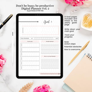 Don't by busy; be productive Digital Planner Vol. 2