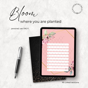 Bloom where you are planted Notebook